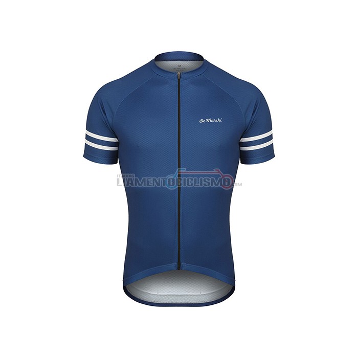 Abbigliamento Ciclismo De Marchi Manica Corta 2021 Spento Blu